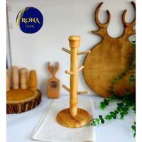 استند آویز چوبی فنجان قابل شستشو|آب‌چکان و نظم‌دهنده ظروف|تهران, نظام‌آباد|دیوار