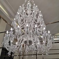 لوستر باکارات کریستالی 16 شاخه لامپ شمعی|لوستر و چراغ آویز|تهران, بهارستان|دیوار
