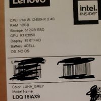 Lenovo loq rtx 3050 6g  i5 12450hx 1.5tssd 28G Ram|رایانه همراه|تهران, فلاح|دیوار