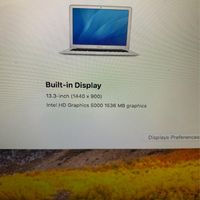 مک‌بوک‌ایرMacBook2013درحدآک‌شارژروکارتن اصل|رایانه همراه|تهران, سعادت‌آباد|دیوار