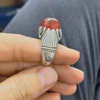 انگشتر نقره رکاب دست ساز کار استاد سروش|جواهرات|کرمانشاه, |دیوار
