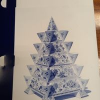 Delft Flower Pyramid|کلکسیون اشیاء عتیقه|تهران, دانشگاه تهران|دیوار