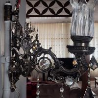 لوستر برنز با دیوارکوب|لوستر و چراغ آویز|تهران, بلورسازی|دیوار