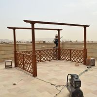 پرگولای چوبی مناسب روفگاردن و محوطه سازی|مصالح و تجهیزات ساختمان|تهران, نیرو هوایی|دیوار