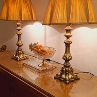 اباژور جفت پایه فلزی|چراغ خواب و آباژور|تهران, پاسداران|دیوار