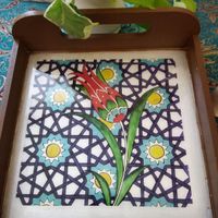 سینی زیر ماگی و فنجان با سه طرح خاص و عشق|صنایع دستی و سایر لوازم تزئینی|تهران, اقدسیه|دیوار