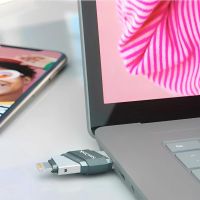 فلش مموری سن دیسک مدل iXpand Flip ظرفیت 128|قطعات و لوازم جانبی رایانه|تهران, ایوانک|دیوار