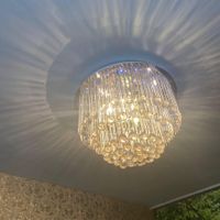 لوستر کریستالی وارداتی ریموت دار LED|لوستر و چراغ آویز|تهران, صادقیه|دیوار