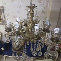 یک جفت لوستر برنز اصل ۱۰ شاخه|لوستر و چراغ آویز|تهران, خلیج فارس|دیوار