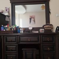 سرویس خواب چوبی و بوفه|تخت و سرویس خواب|تهران, خواجه نصیر طوسی|دیوار