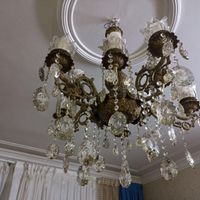 یک جفت لوستر برنز اصل ۱۰ شاخه|لوستر و چراغ آویز|تهران, خلیج فارس|دیوار