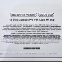 MacBook Air MYD92 2020 ZPA-M1-8GB RAM-512GB SSD|رایانه همراه|تهران, گیشا (کوی نصر)|دیوار