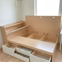 ام دی اف mdf چوبستان|تخت و سرویس خواب|مشهد, شهید هنرور|دیوار