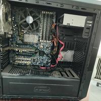 کیس کامپیوتر xeon با کیس بغل شیشهای+پاور گرین780w|رایانه رومیزی|تهران, اسکندری|دیوار