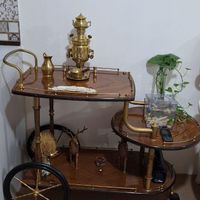 میزبار چوبی و برنجی|مبلمان خانگی و میز عسلی|تهران, نارمک|دیوار