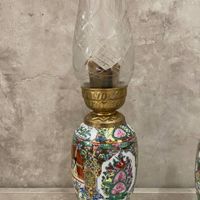 آباژور و شمعدان گل مرغی|چراغ خواب و آباژور|تهران, هروی|دیوار