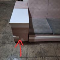 مبل ال صورتی و طوسی سالم|مبلمان خانگی و میز عسلی|تهران, ابوذر (منطقه ۱۵)|دیوار