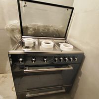 فر گاز ۵ شعله  استیل  جوجه  گردان|اجاق گاز و لوازم برقی پخت‌وپز|تهران, ابن بابویه|دیوار