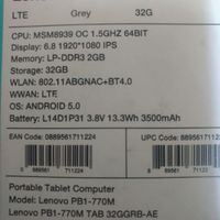 تبلت فب پلاس لنوو Lenovo Phab Plus 770m Mp4 32GB|تبلت|تهران, سلیمانی|دیوار
