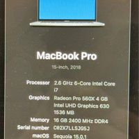 macbook pro 2018 i7 مک بوک پرو|رایانه همراه|تهران, ظفر|دیوار