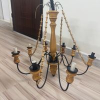 لوستر چوبی|لوستر و چراغ آویز|تهران, اتابک|دیوار