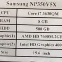 لپ تاپ سامسونگ مدل NP350QM|رایانه همراه|تهران, کوی فردوس|دیوار
