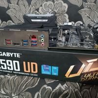 مادربرد Gigabyte z590+cpu i7 10700 و رم 32گیگ|رایانه رومیزی|تهران, وردآورد|دیوار