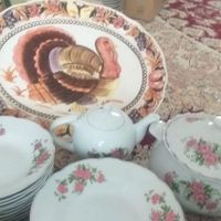 ظروف گلسرخی و گل غنچه|ظروف سرو و پذیرایی|تهران, مشیریه|دیوار