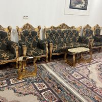 مبل سلطنتی با جلومبلی (بهترین چوب)|مبلمان خانگی و میز عسلی|اردبیل, |دیوار