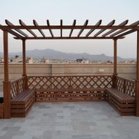 پرگولای چوبی مناسب روفگاردن و محوطه سازی|مصالح و تجهیزات ساختمان|تهران, نیرو هوایی|دیوار