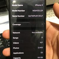 ایفون x 64GB درحد نو سلامت|موبایل|تهران, دروس|دیوار