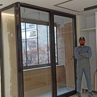 پنجره دوجداره upvc شیشه بالکن ریلی سراسر تهران|خدمات پیشه و مهارت|تهران, ازگل|دیوار