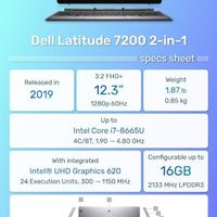 Dell 7200 تبلت شو|رایانه همراه|تهران, نیرو هوایی|دیوار