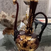 ظروف آنتیک قدیمی پارچ و لیوان طلاکوب چک|کلکسیون اشیاء عتیقه|تهران, قیطریه|دیوار