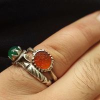 انگشتر عقیق کهنه کلکسیونی رکاب تهران|جواهرات|تهران, ایران|دیوار