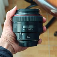 لنز ۸۵ میلیمتر f 1.2 کانن canon|دوربین عکاسی و فیلم‌برداری|تهران, شهرک غرب|دیوار