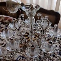 جفت لوستر ۸ شاخه ماریا ترزا قدیمی تمام کریستال|لوستر و چراغ آویز|تهران, پیروزی|دیوار
