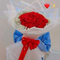 دسته گل رز قرمز روبانی گل ژیپسوفیلا|گل مصنوعی|تهران, نعمت‌آباد|دیوار