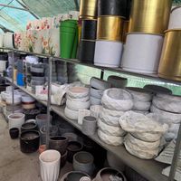 گلدان سفال سرامیک پلیمر فلز فایبرگلاس و زیر گلدانی|صنایع دستی و سایر لوازم تزئینی|تهران, هروی|دیوار