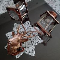 دیوار کوب برنز  شاخ گوزنی گازی قدیمی|لوستر و چراغ آویز|تهران, مجیدیه|دیوار