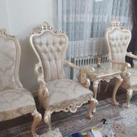 مبل و میز ناهار خوری سلطنتی همراه با ویترین|مبلمان خانگی و میز عسلی|تهران, قصر فیروزه ۱|دیوار