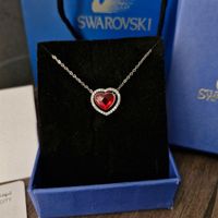 گردنبند نقره قلب سواروسکی swarovski|جواهرات|تهران, صادقیه|دیوار