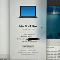 مک بوک پرو ۲۰۲۲ m2 macbook|رایانه همراه|تهران, استاد معین|دیوار