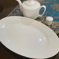 سرویس چینی سفید زرین|ظروف سرو و پذیرایی|تهران, دروازه شمیران|دیوار