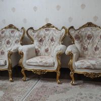 سرویس مبلمان استیل به همراه ناهارخوری|مبلمان خانگی و میز عسلی|تهران, ده‌ونک|دیوار