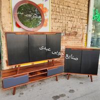 کنسول با آینه، میز ال ای دی جا کفش ،تمام ام دی اف|بوفه، ویترین، کنسول|تهران, شهرک ولیعصر|دیوار