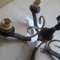 لوستر پنج شاخه چوبی|لوستر و چراغ آویز|تهران, نازی‌آباد|دیوار