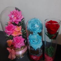 باکس گل شیشه ای در اندازه مختلف|گل مصنوعی|تهران, نعمت‌آباد|دیوار