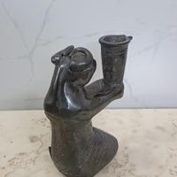 مجسمه قدیمی مفرغ|کلکسیون اشیاء عتیقه|تهران, اکباتان|دیوار