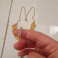 گردنبند و انگشتر طلا|جواهرات|کرمانشاه, |دیوار